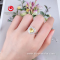 925 Sterling Silver White Gold Color Plated Rings